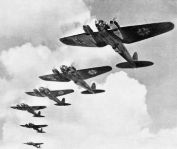 German aircraft during the Battle of Britain.