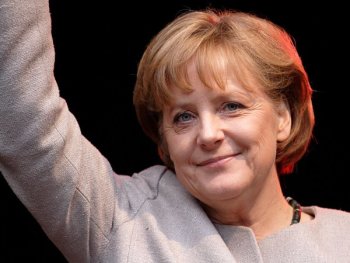 Angela Merkel becomes the first female chancellor of Germany in 2005 and is named the world's most powerful woman by Forbes in 2014.
