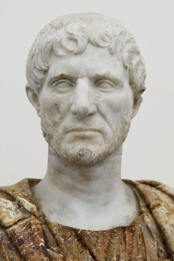 Bust of Lucius Junius Brutus, one of the first consuls of the Roman Republic