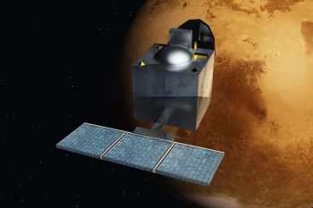 Artist's rendering of the Mangalyaan, a successful unmanned mission to Mars