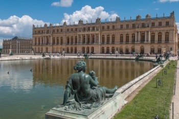 Building of the Palace of Versailles took place throughout the 17th and 18th centuries.