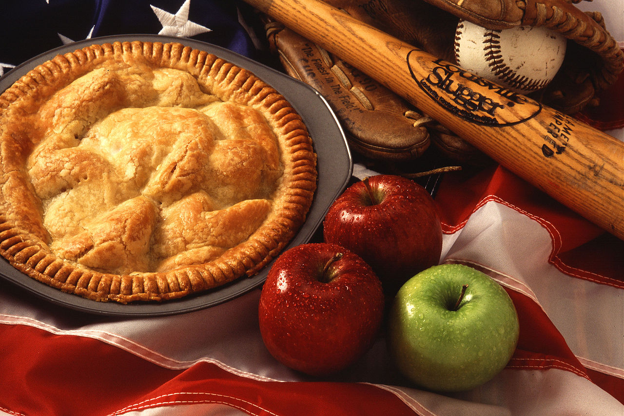 The phrase 'as American as apple pie' commonly invokes the nostalgia of classic American culture.