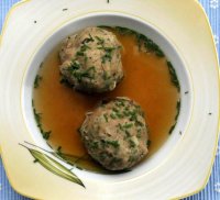 Leberknödelsuppe (Dumpling Soup)