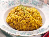 Risotto alla Milanese (Rice with Veal and Saffron)