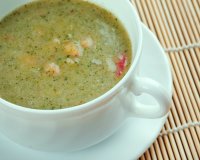 Broad Bean and Bacon Soup