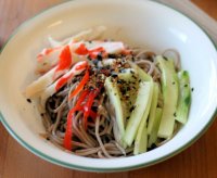 Cold Noodle and Cucumber Salad