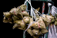 Zongzi (Steamed Rice Dumplings in Banana Leaves)