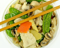 Mah Gu Gai Pin (Mushrooms with Chicken)