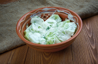 Cucumber Salad with Sour Cream