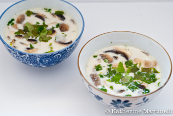 Tom Kha Hed (Coconut Mushroom Soup)