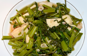 Kangkong in Oyster Sauce