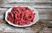 Barbecued Beef Strips