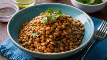 Salade de Lentilles Tièdes (Warm Lentil Salad)