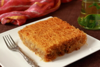 Ekmek Kataifi (Custard Cake)