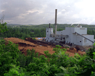 Wood-fired power plant