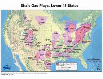 Active Shale Gas Plays