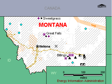 Montana Energy Map