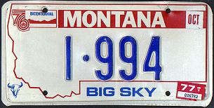License Plate 3090