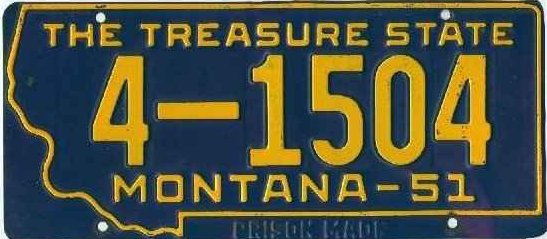 License Plate 17054