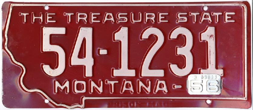 License Plate 16709