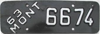 License Plate 16527