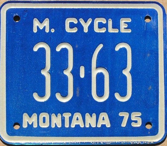 License Plate 15407