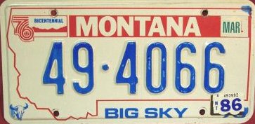 License Plate 14752