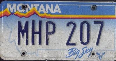 License Plate 2533