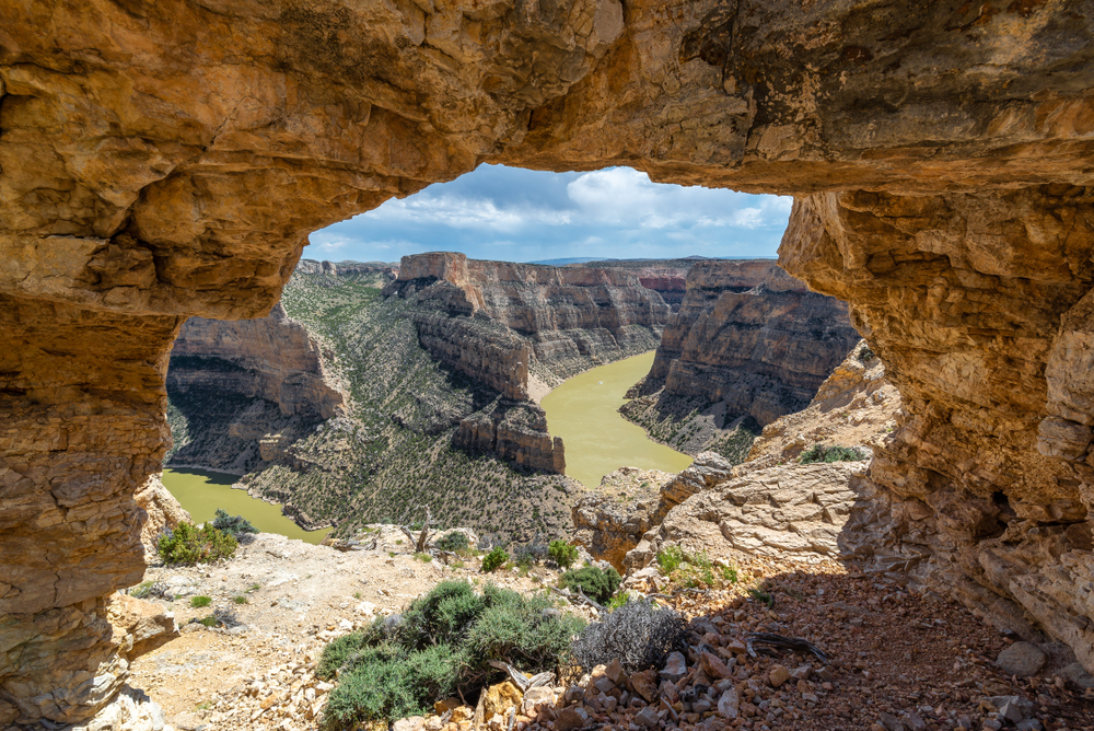 Devil\'s Canyon Overlook At Bighorn Canyon National Recreation Area
